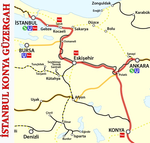 İstanbul Konya Tren