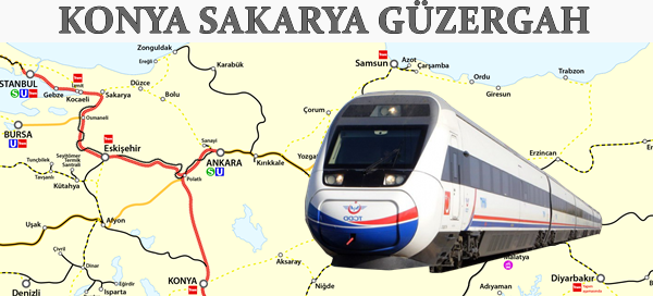 Konya Sakarya Tren