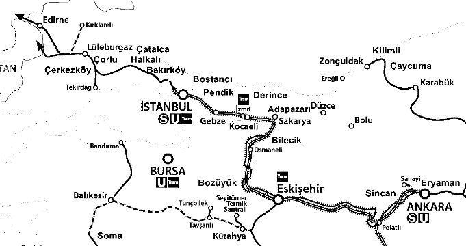 istanbul gebze Tren