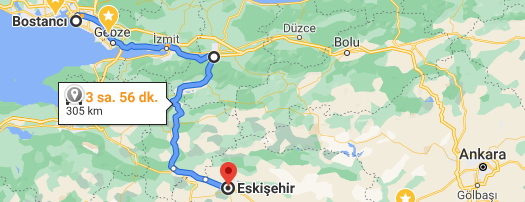 Bostancı Eskişehir Tren