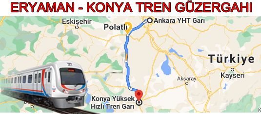 konya eryaman tren