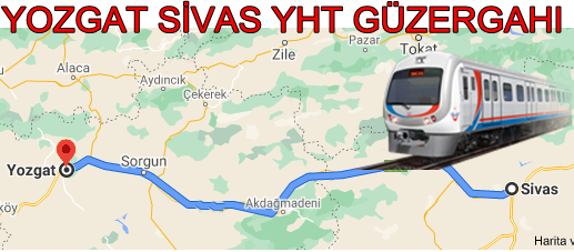 Sivas Yozgat Güzergah
