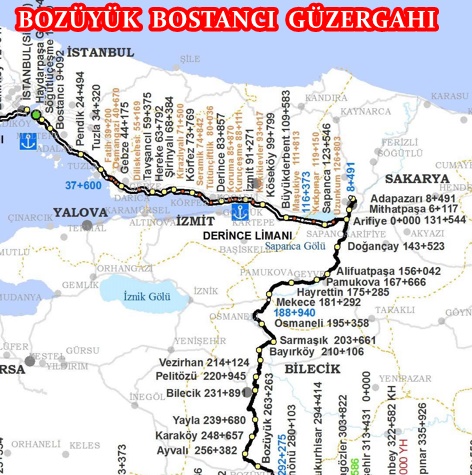 Bozüyük Bostancı Tren