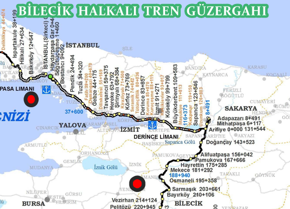 Bilecik Halkalı Tren