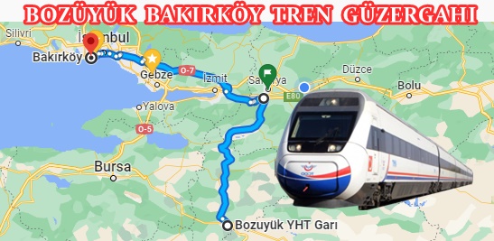 Bozüyük Bakırköy Tren