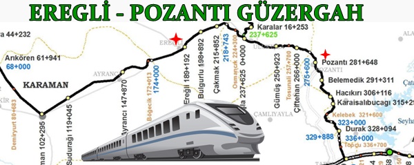 Ereğli Pozantı Güzergah