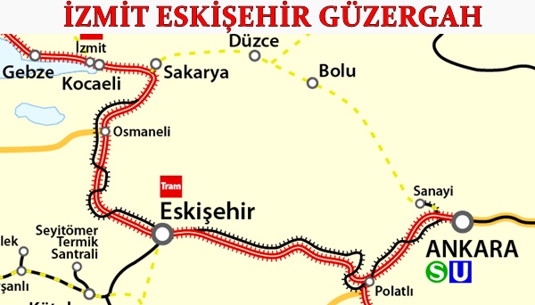 İzmit Eskişehir Tren