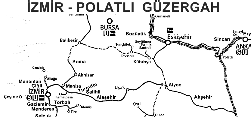 İzmir Polatlı Güzergah