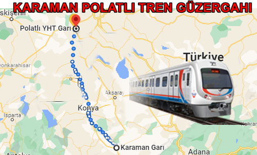 polatlı karaman tren