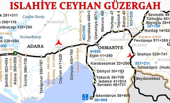 Islahiye Ceyhan Tren