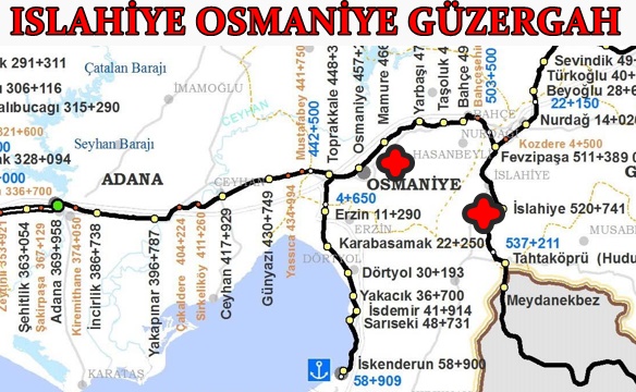 Islahiye Osmaniye Tren