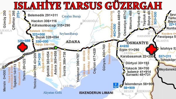 Islahiye Tarsus Tren