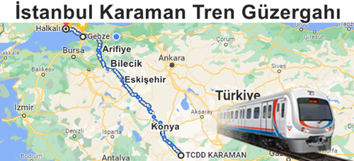 İstanbul Karaman Tren