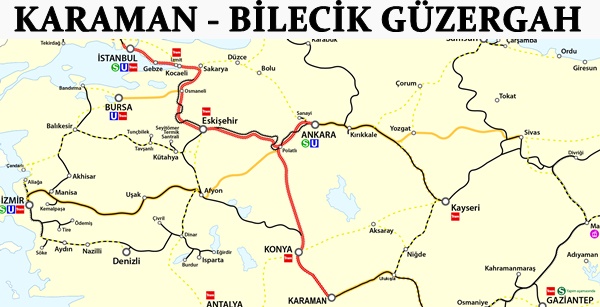 Karaman Bilecik Tren