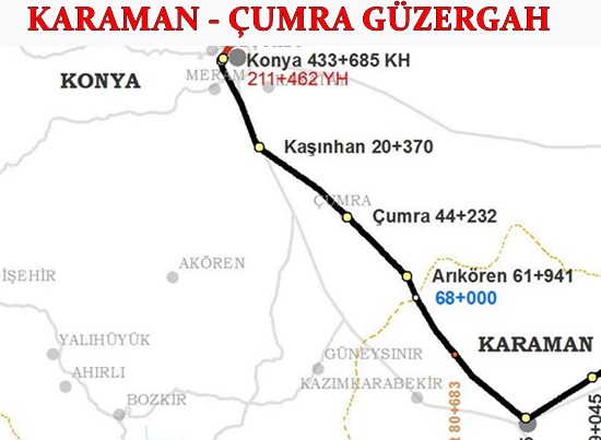 Karaman Çumra Tren