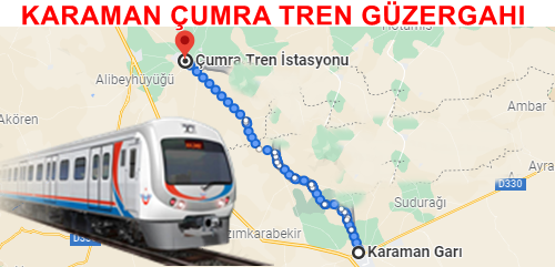 Çumra Karaman Tren