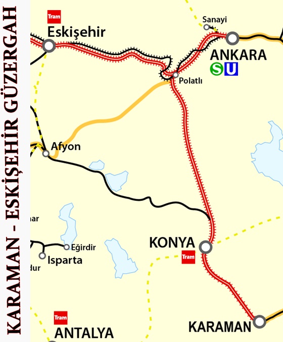 Karaman Eskişehir Tren