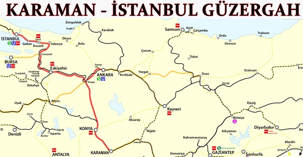 Karaman İstanbul Tren