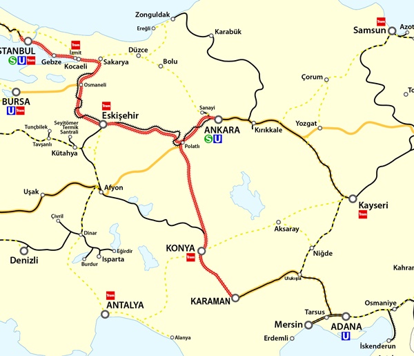 İstanbul Adana Tren