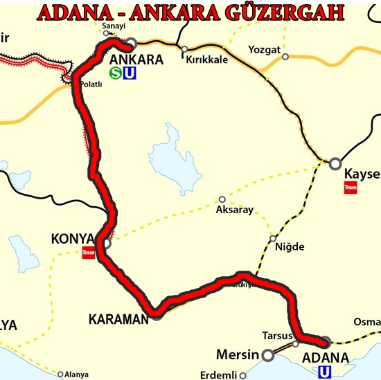 Adana Ankara Tren