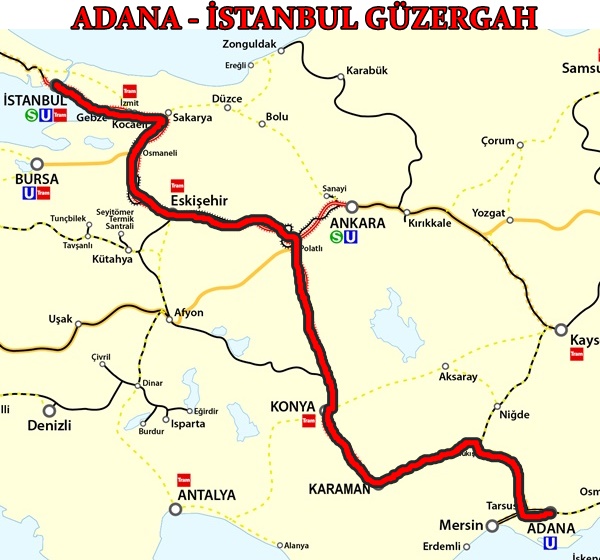 Adana İstanbul Tren