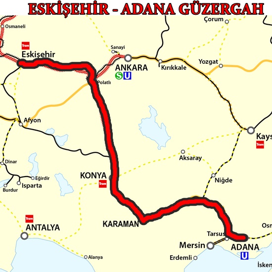 Eskişehir aDANA tREN