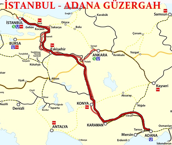 İstanbul Adana Tren