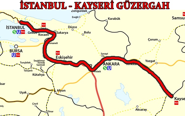 İstanbul Kayseri Tren