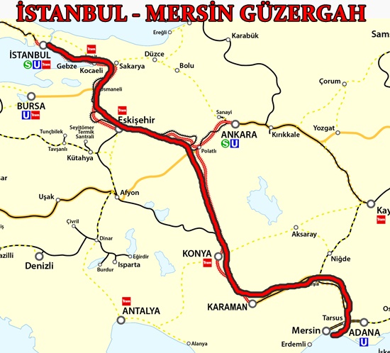 İstanbul Mersin Tren