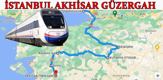 İstanbul Akhisar Güzergah