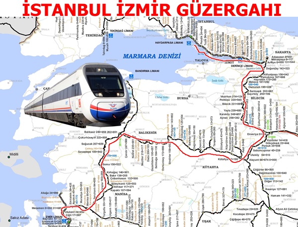 Güzergah İstanbul İzmir