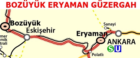 Güzergah Bozüyük Eryaman