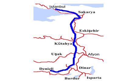 istanbul denizli tren